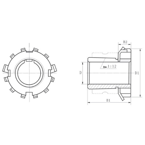 H 3124 J NACHI втулка 110×155×88 мм, фото 2