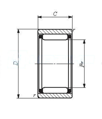Подшипник HK 0908 INA 30×37×30 мм, фото 2