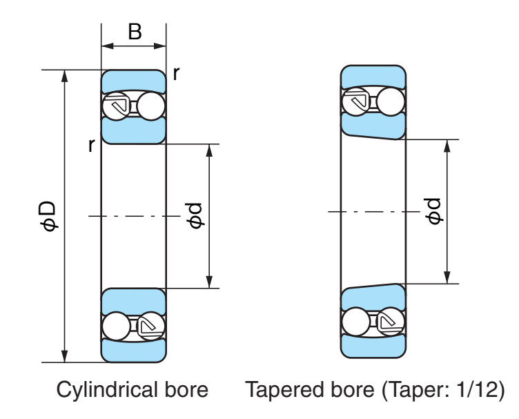 Подшипник NU 309 ECM/C3 NACHI 45×100×25 мм, фото 2