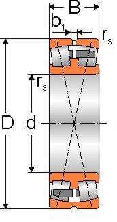 Подшипник сферический роликовый 3053232 НЛ 160×290×104 мм, фото 2