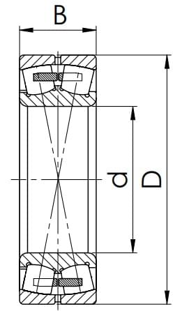 Подшипник сферический роликовый 3003144 HK 220×340×90 мм, фото 2