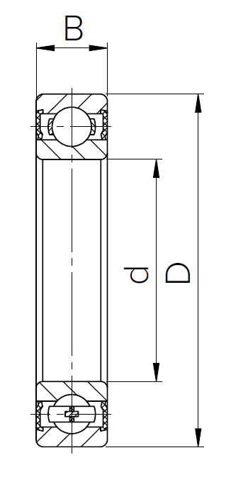 Подшипник шариковый 180609 (62309-2RS) 45×100×36 мм, фото 2